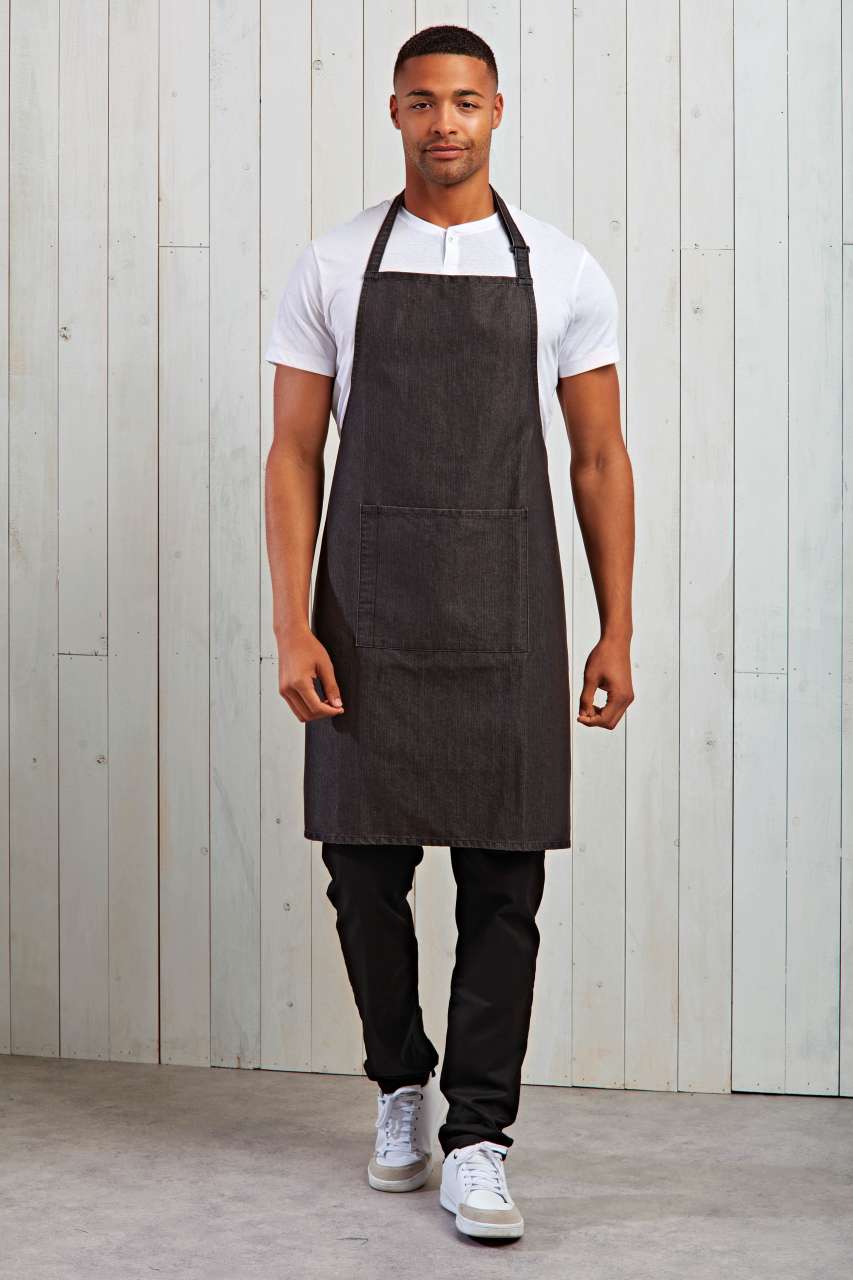 'COLOURS COLLECTION’ BIB APRON WITH POCKET