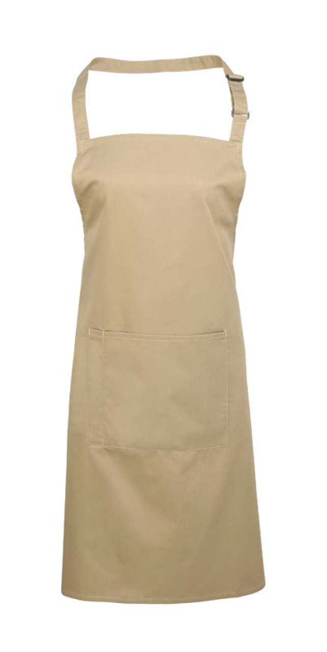 'COLOURS COLLECTION’ BIB APRON WITH POCKET