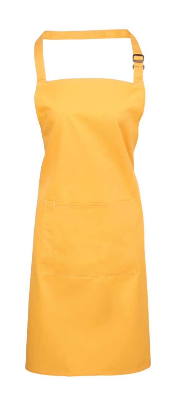 'COLOURS COLLECTION’ BIB APRON WITH POCKET