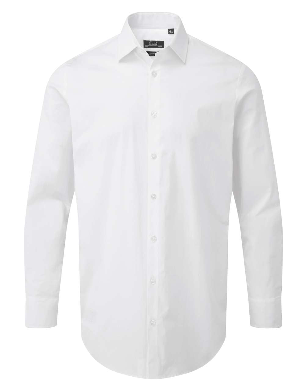 MEN'S STRETCH-FIT COTTON POPLIN LONG SLEEVE SHIRT