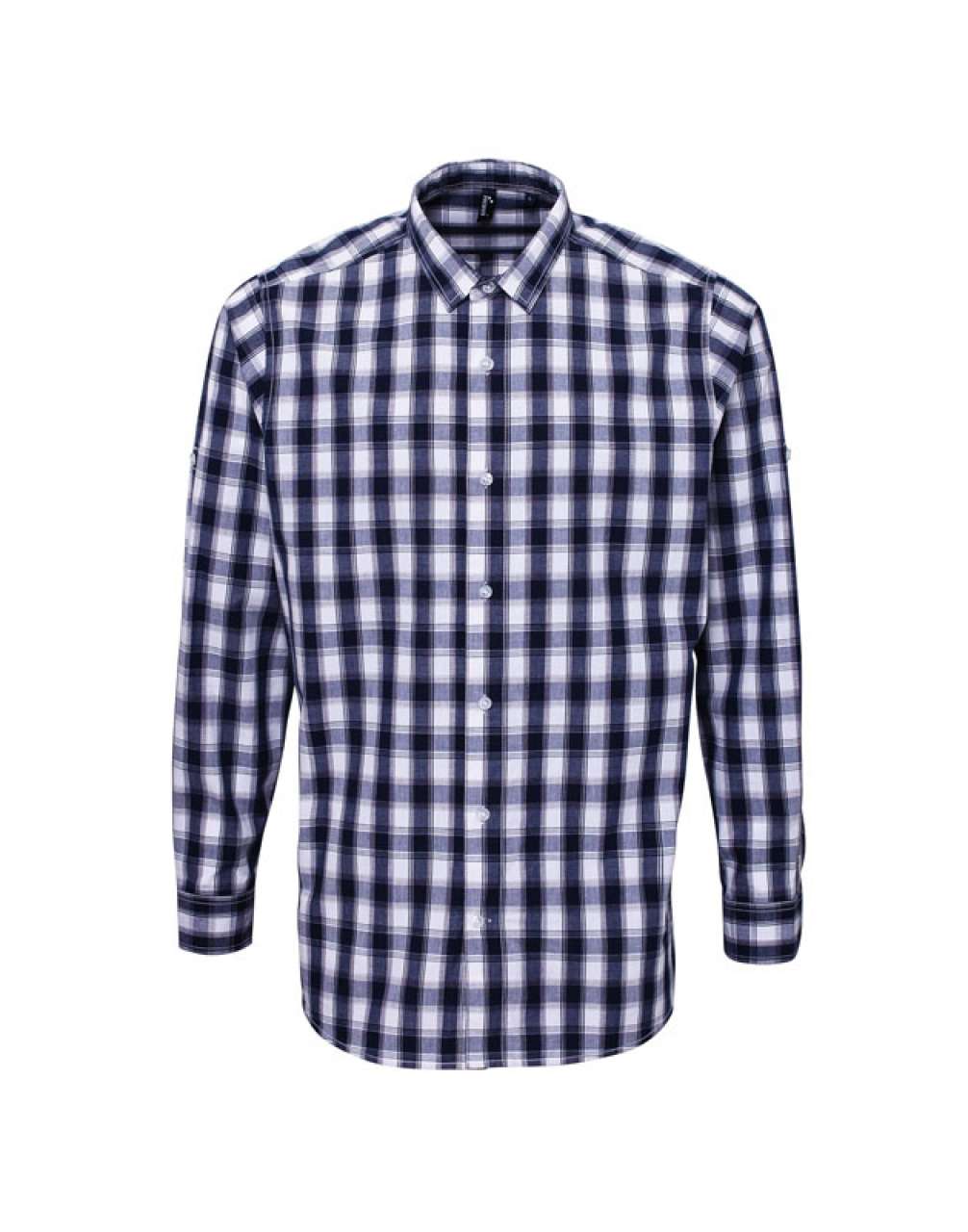 'MULLIGAN' CHECK - MEN'S LONG SLEEVE COTTON SHIRT