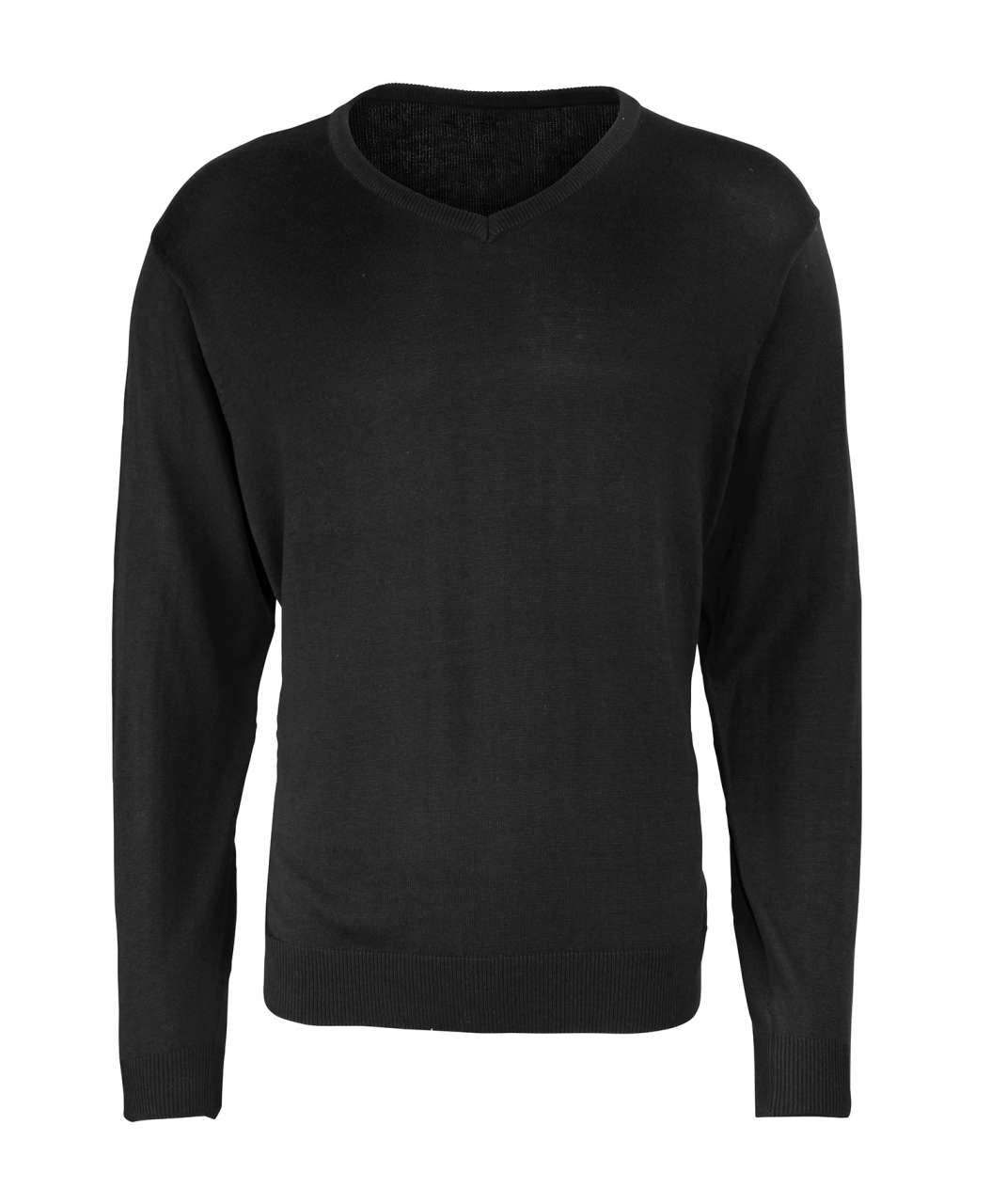 MEN'S KNITTED V-NECK SWEATER