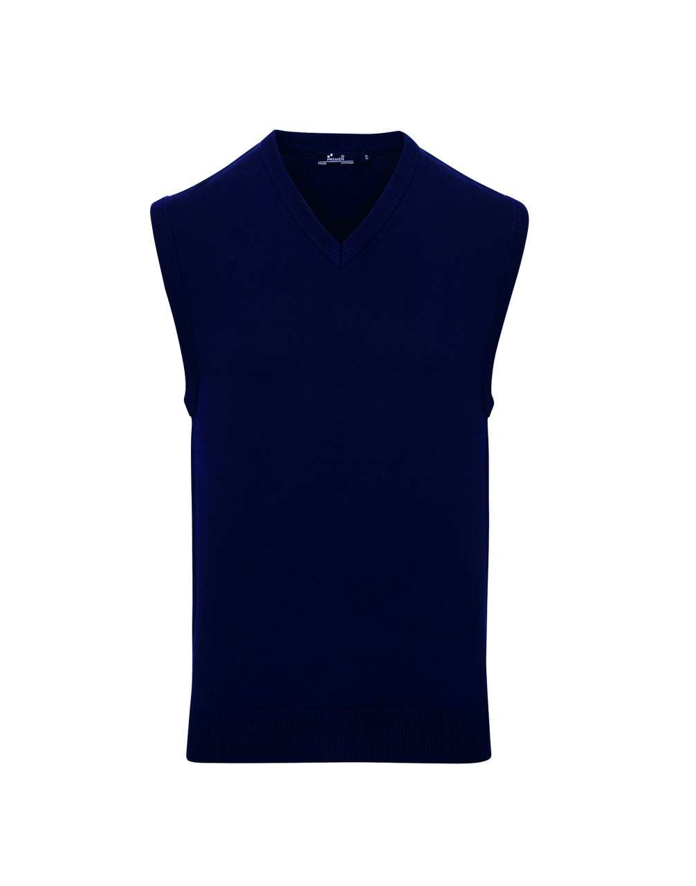 MEN'S V-NECK SLEEVELESS SWEATER