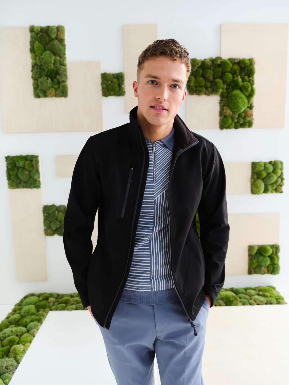 HONESTLY MADE RECYCLED PRINTABLE SOFTSHELL JACKET